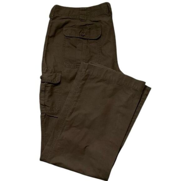 Cabelas Cargo Pants Womens 16x32 Hi Rise Utility Pockets Outdoor Hiking Workwear - Picture 2 of 9